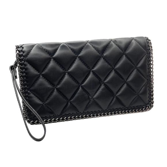 Zara Handbags - Zara Basics NWOT Vegan Leather Large Envelope Clutch/ Wrislet